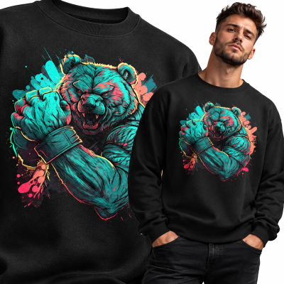 BLUZA  ZWIERZĘTA BAD BEAR 4